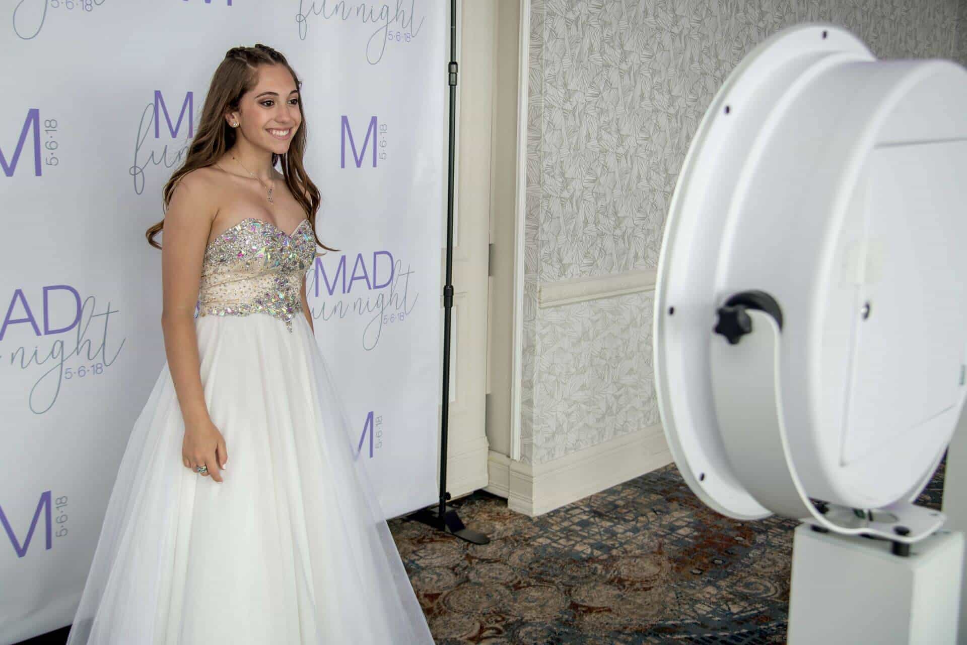 Bat Mitzvah Step and Repeat with Alternating Custom Logos
