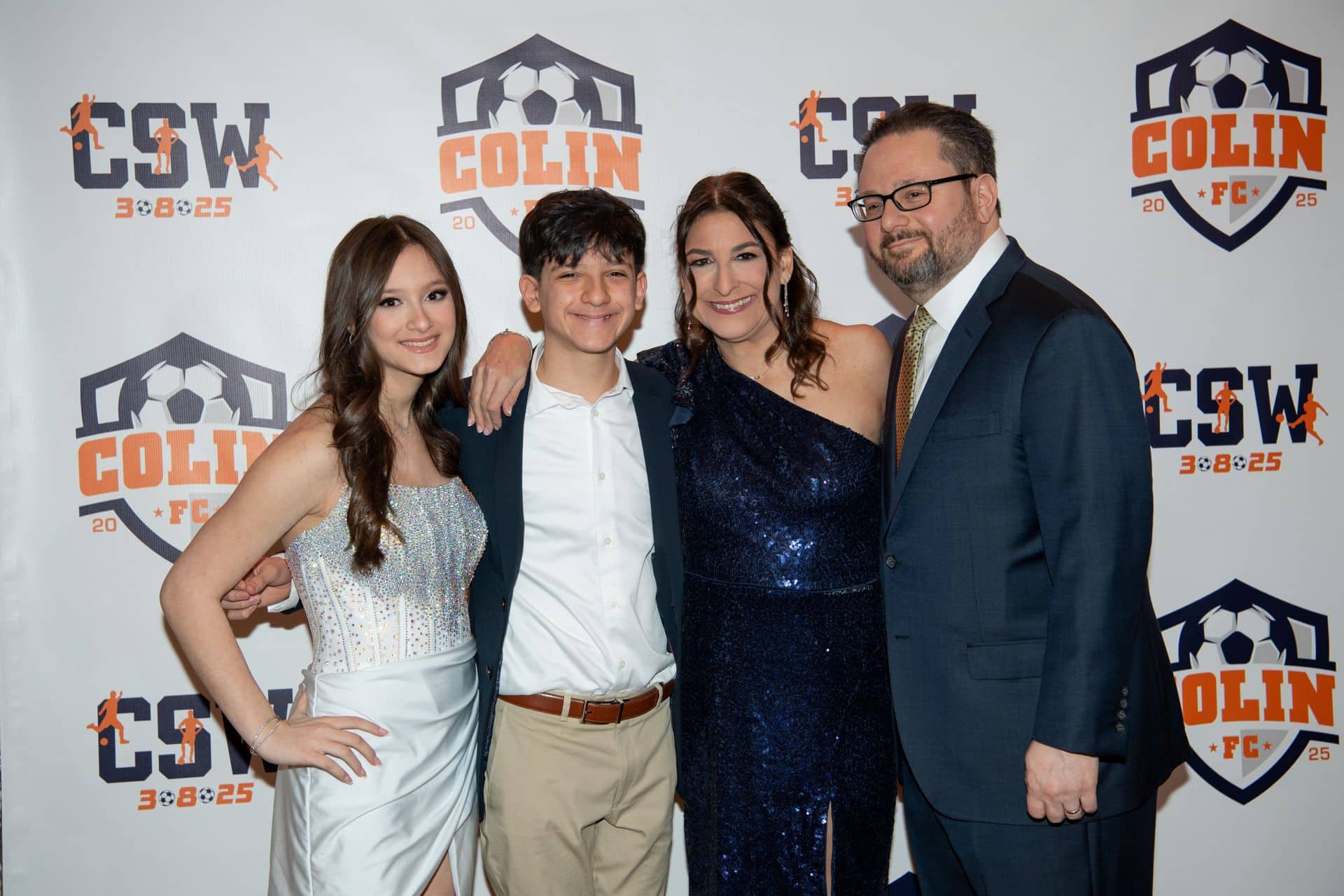 Custom Soccer Logo Step and Repeat