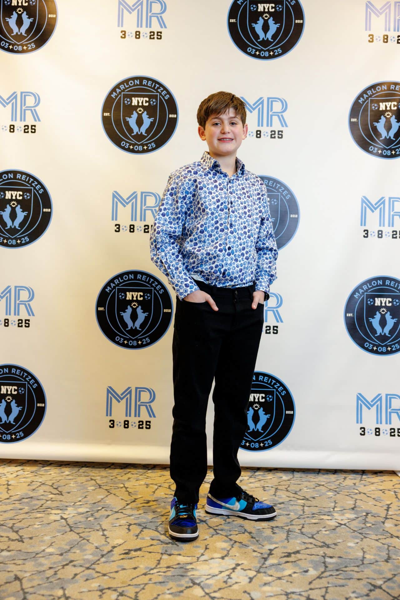 Soccer Bar Mitzvah Step and Repeat