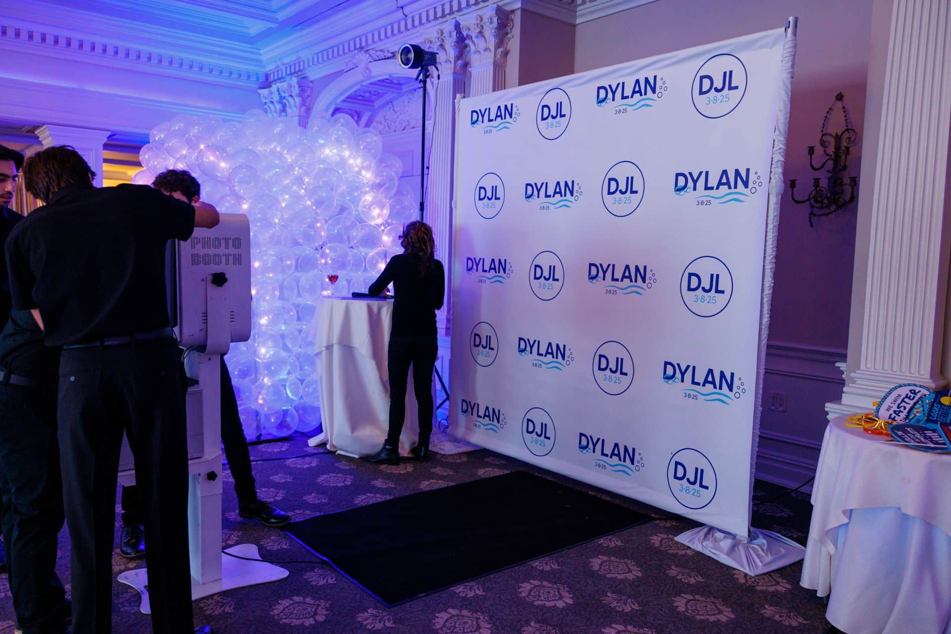 Custom Swim Theme Step and Repeat