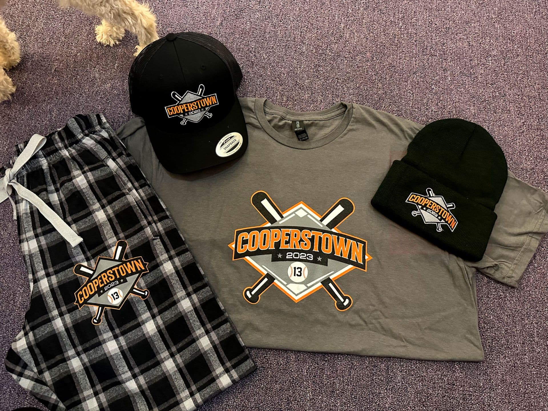 Custom Baseball Themed Bar Mitzvah Swag