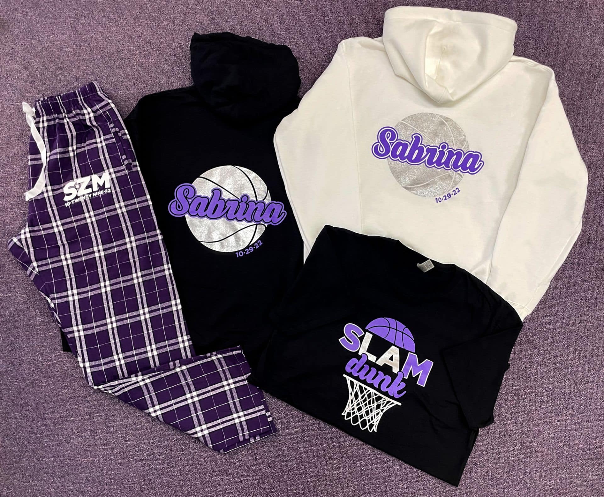 Basketball Bat Mitzvah Swag with Custom Logo