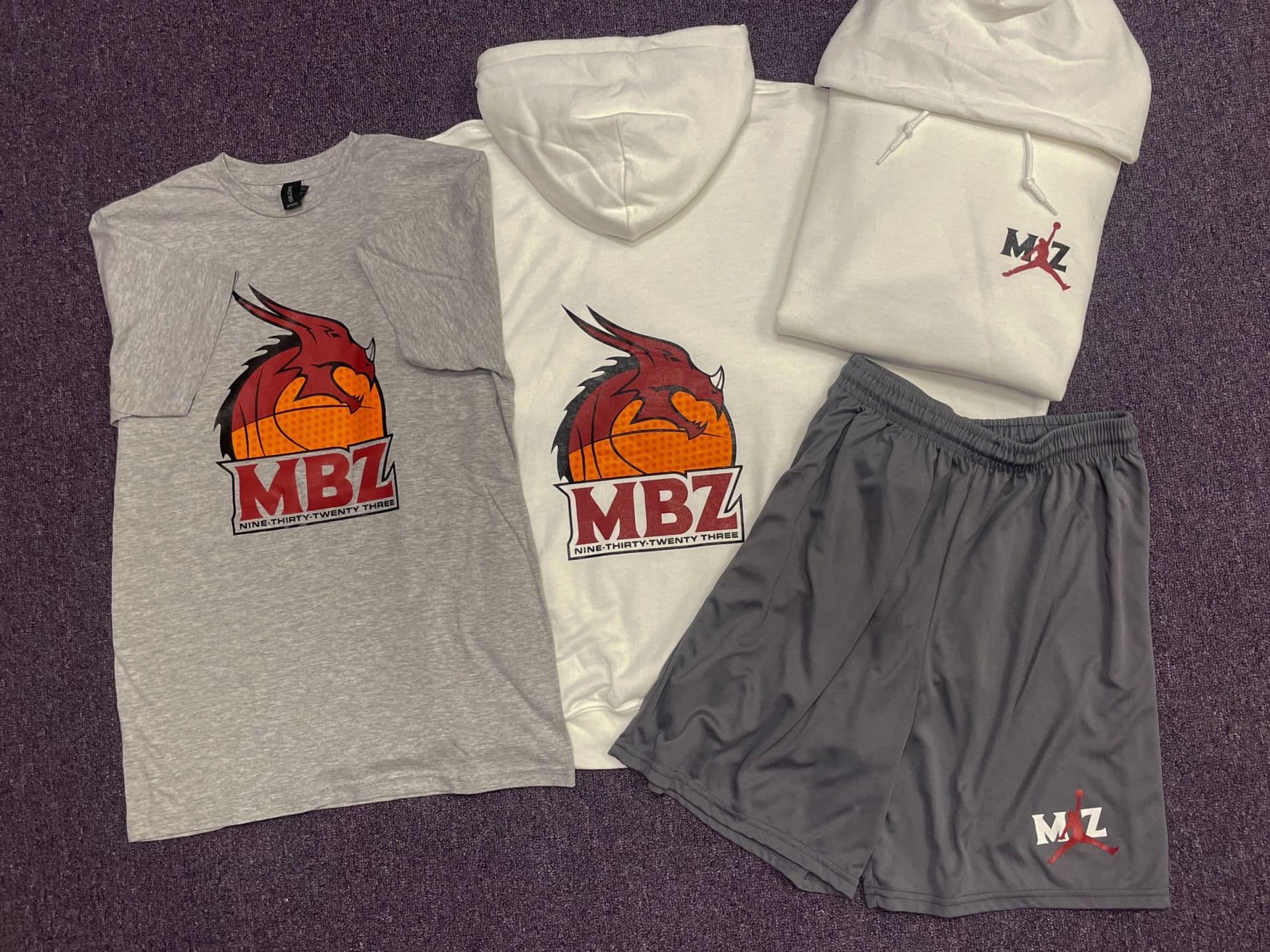 Custom Swag for Basketball Themed Bar Mitzvah