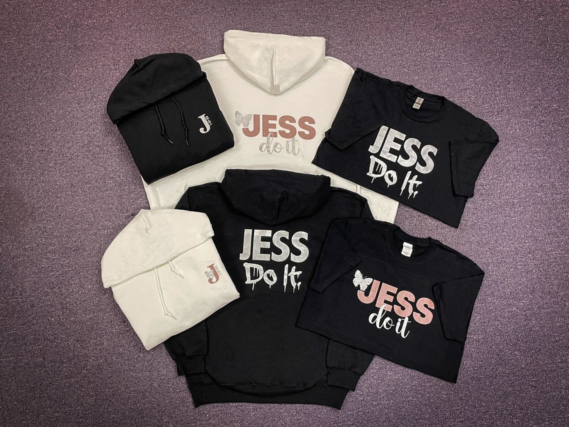 Custom Butterfly Themed Bat Mitzvah Swag