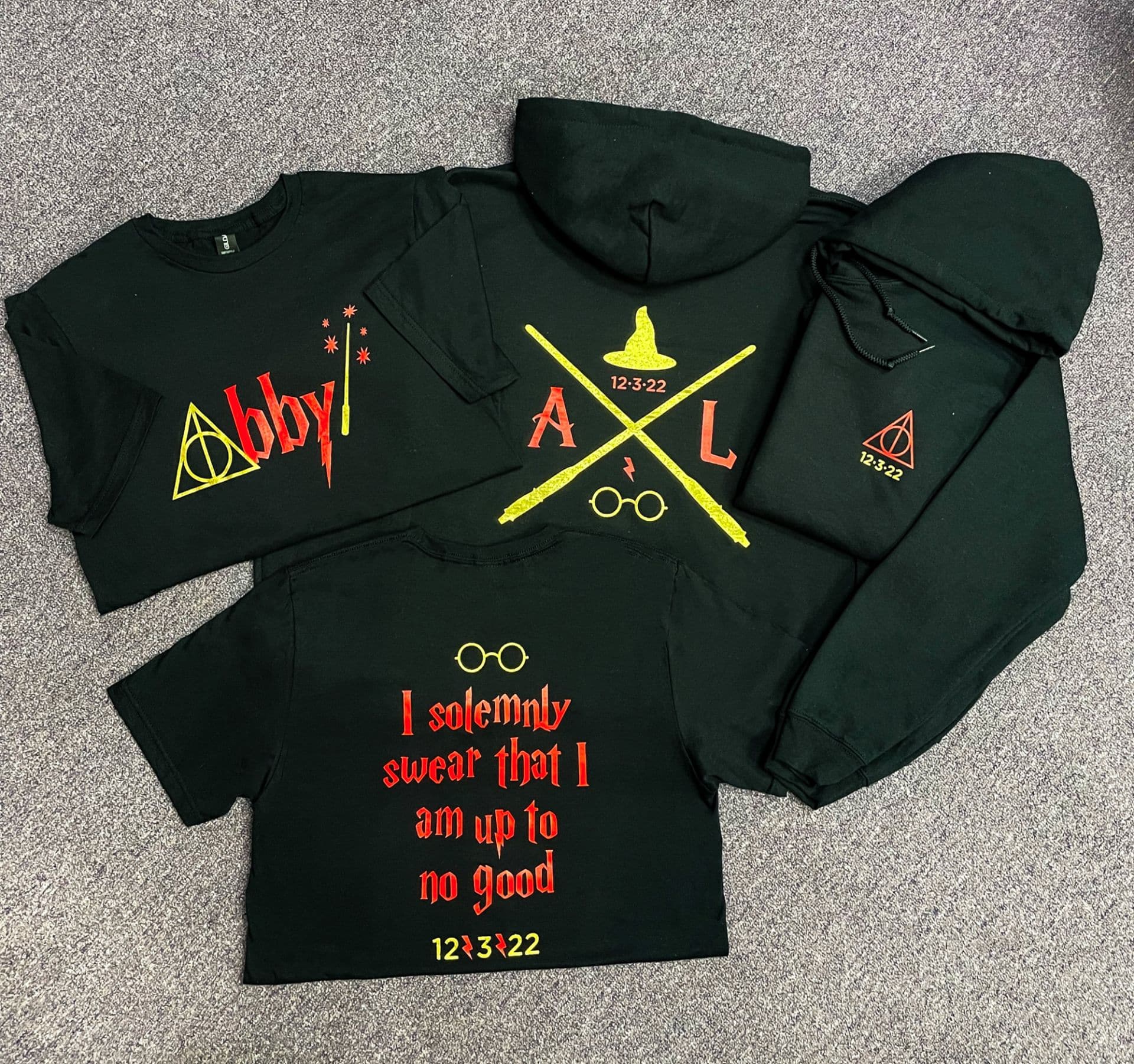 Harry Potter Swag Design with Custom Logos for Bat Mitzvah