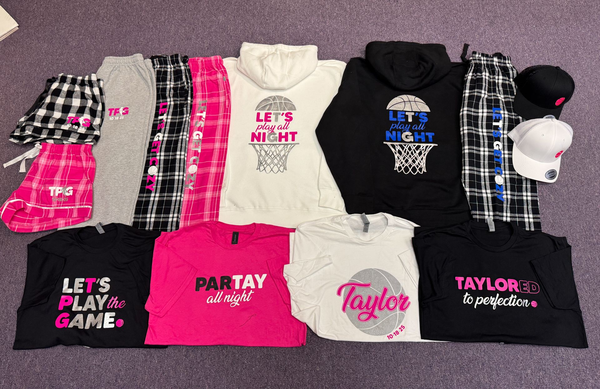 Custom Basketball Bat Mitzvah Swag