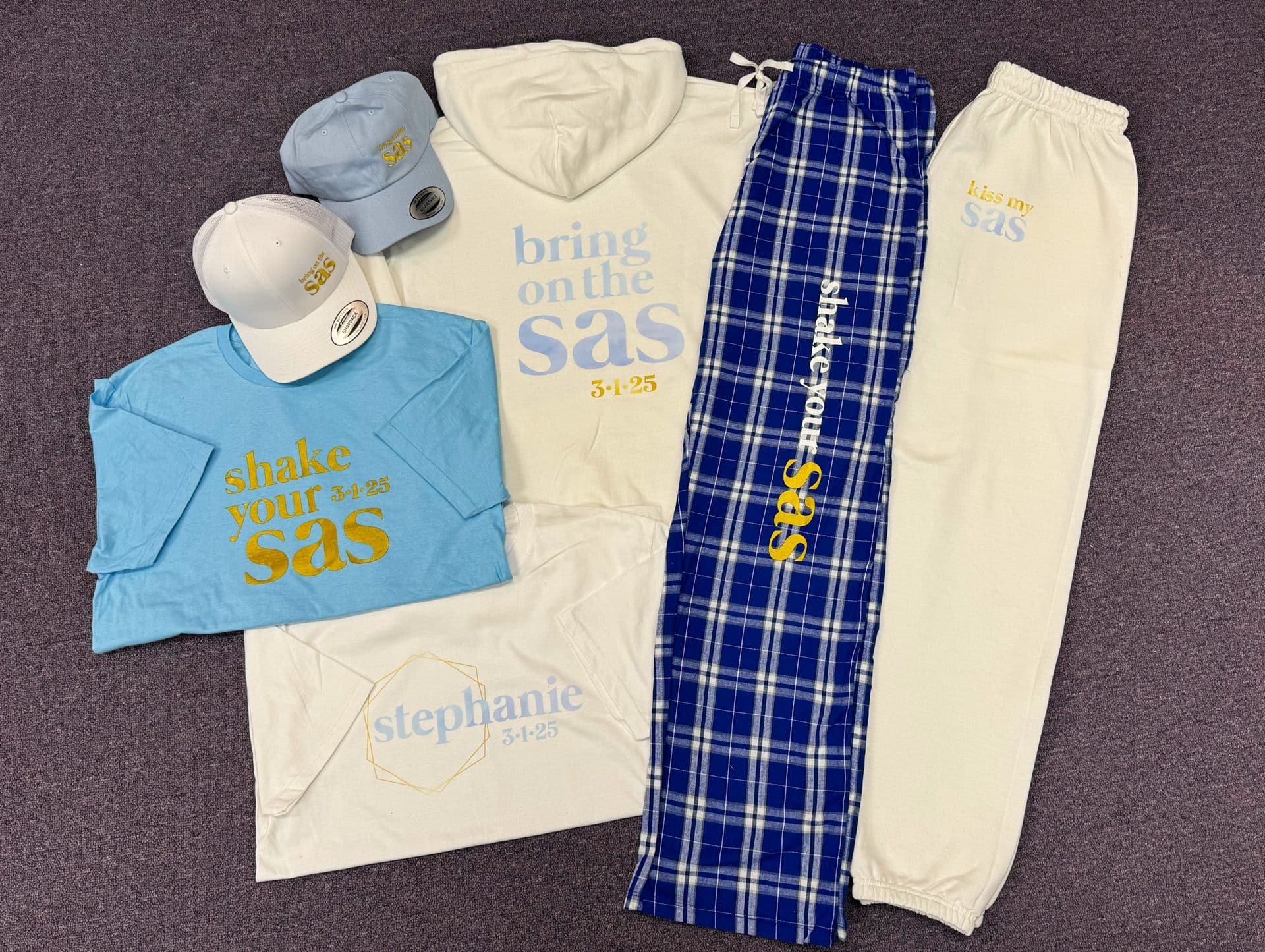 Custom Bat Mitzvah Swag Design