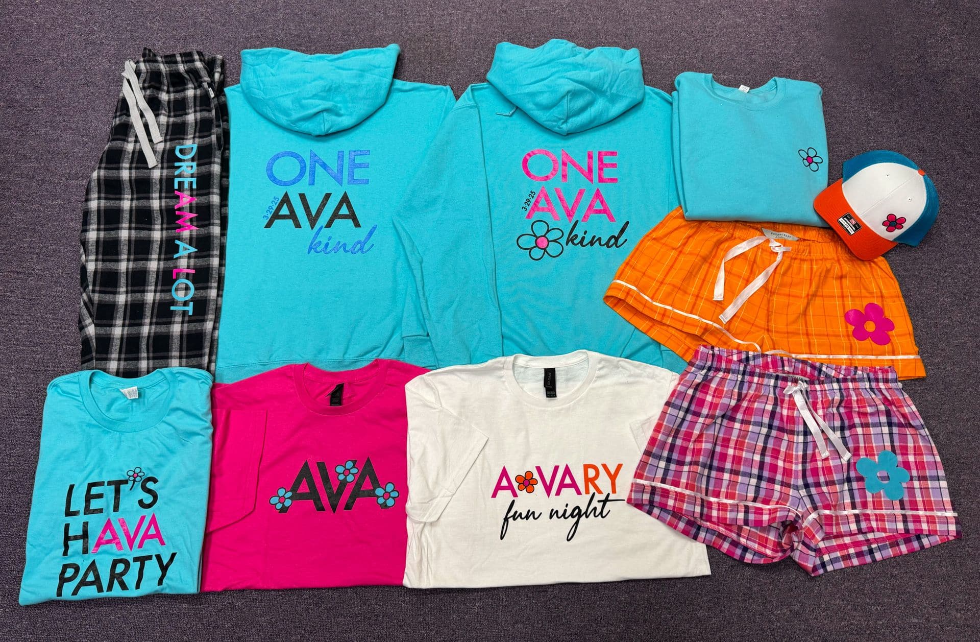 Custom Flower Theme Swag