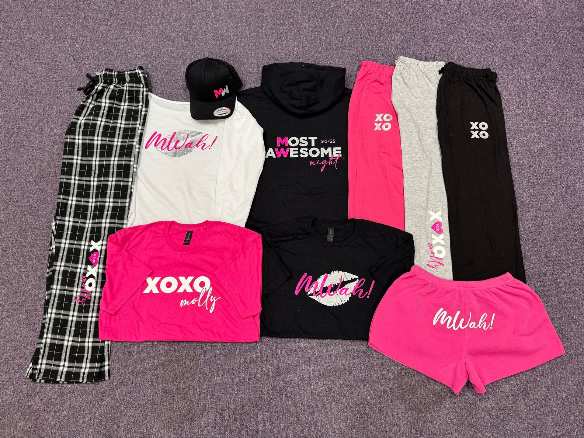 Custom Kisses Bat Mitzvah Swag