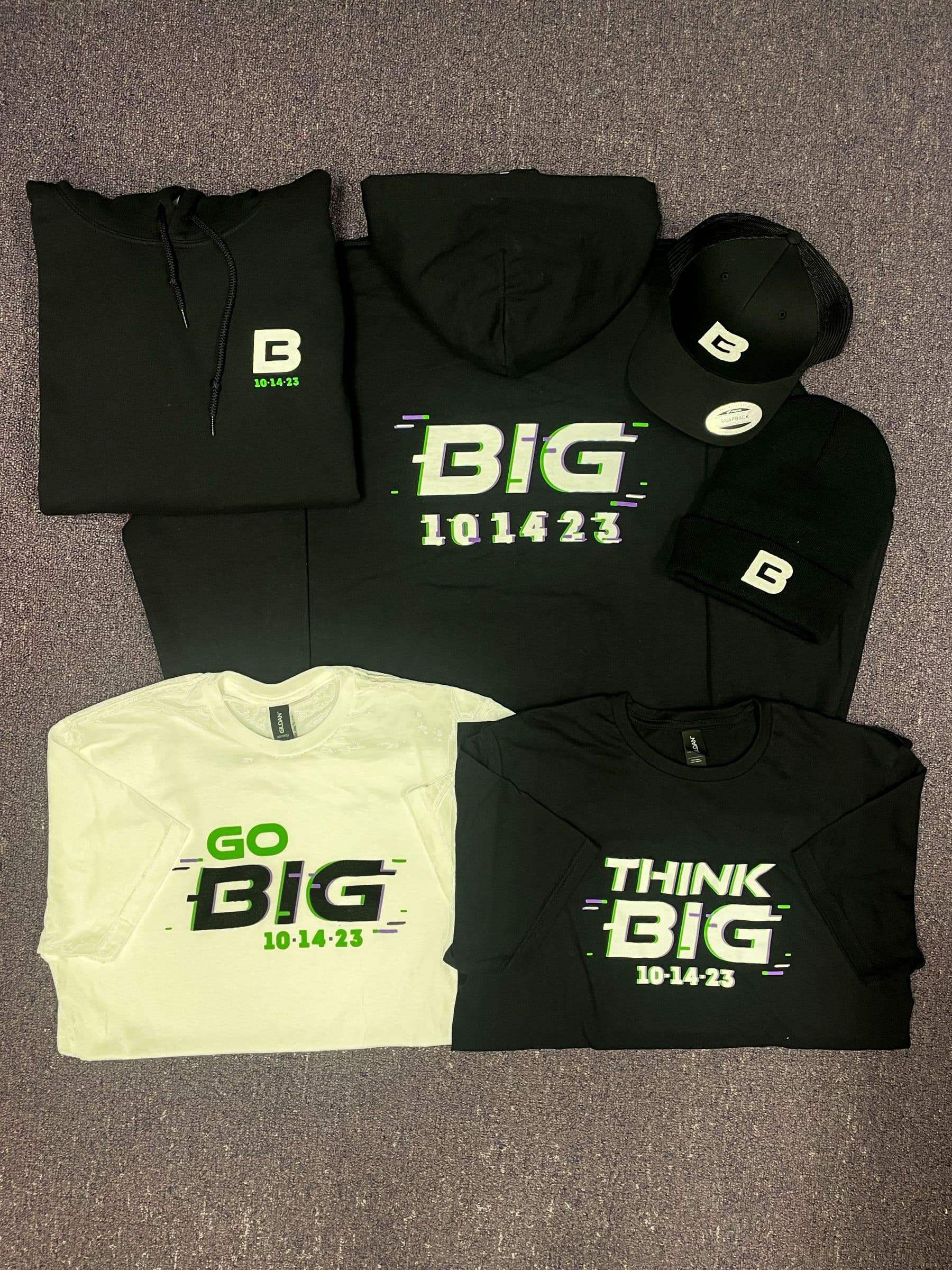 Custom Bar Mitzvah with Neon Logos