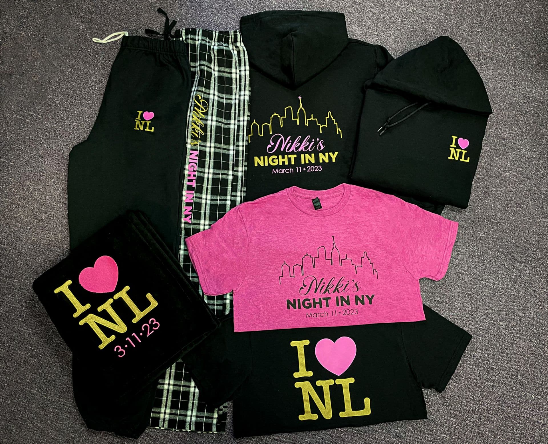New York Theme Swag with Custom Logo & Slogan