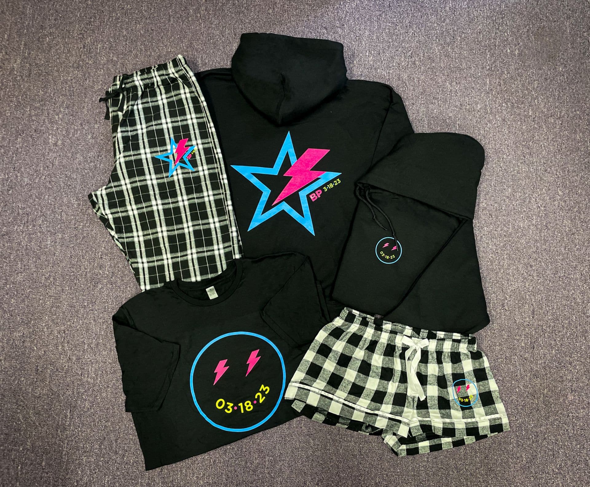 Smiley Face Custom Swag with Logo