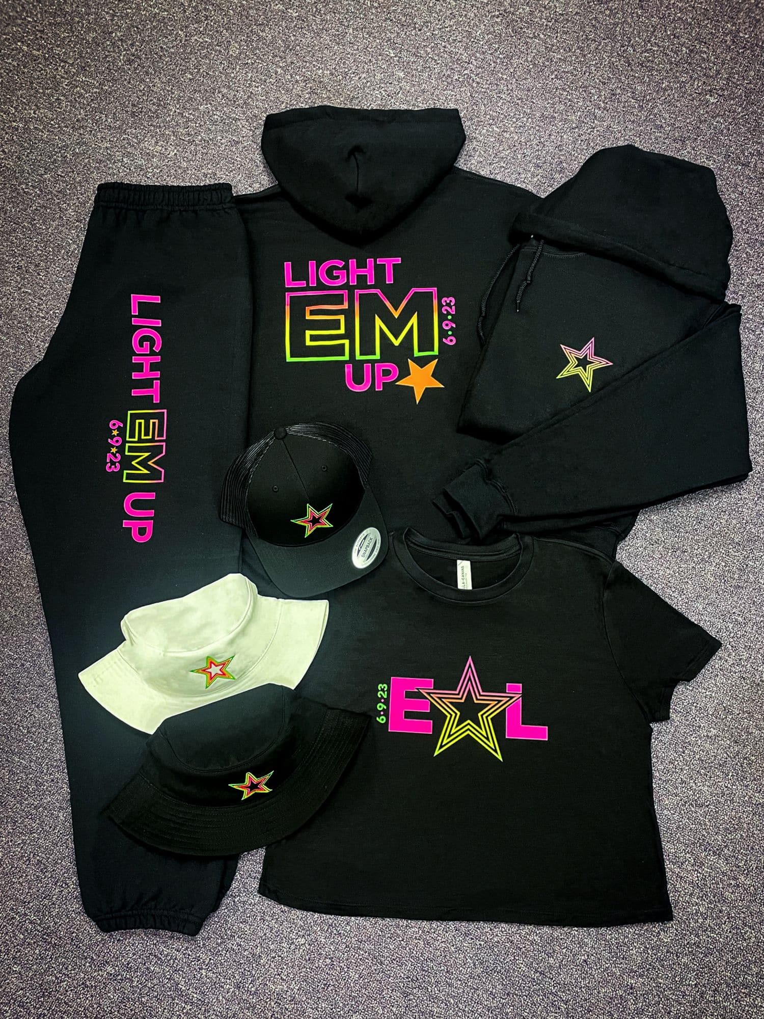 Neon Theme Custom Swag with Logo & Slogan