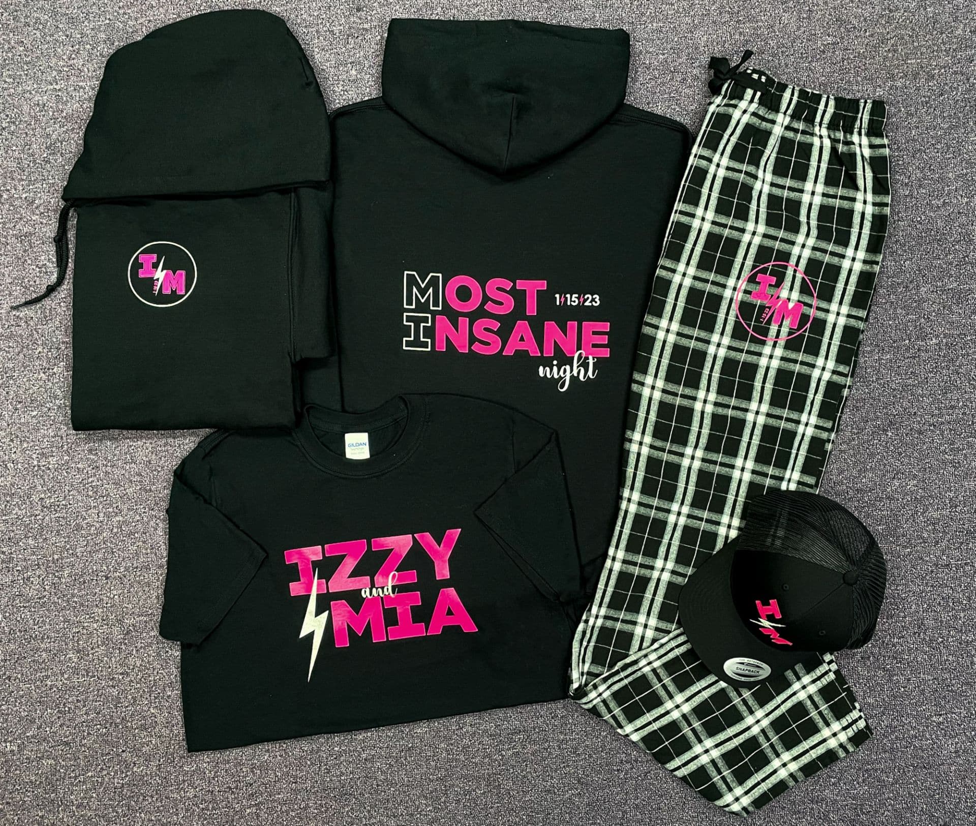 Custom Logo Swag for Twin Girls B'not Mitzvah