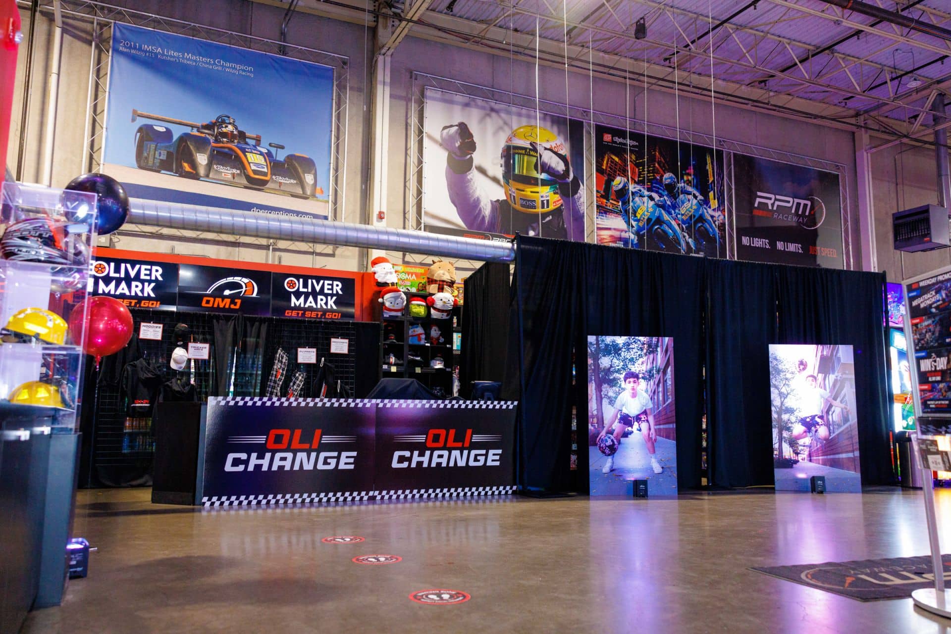 Custom Table Wrap for a Race Car Theme Bar Mitzvah