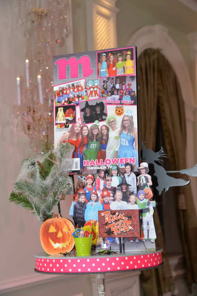 Halloween Themed Magazine Diorama Centerpiece
