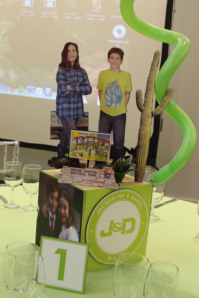 Arizona Themed Centerpiece for Bnai Mitzvah