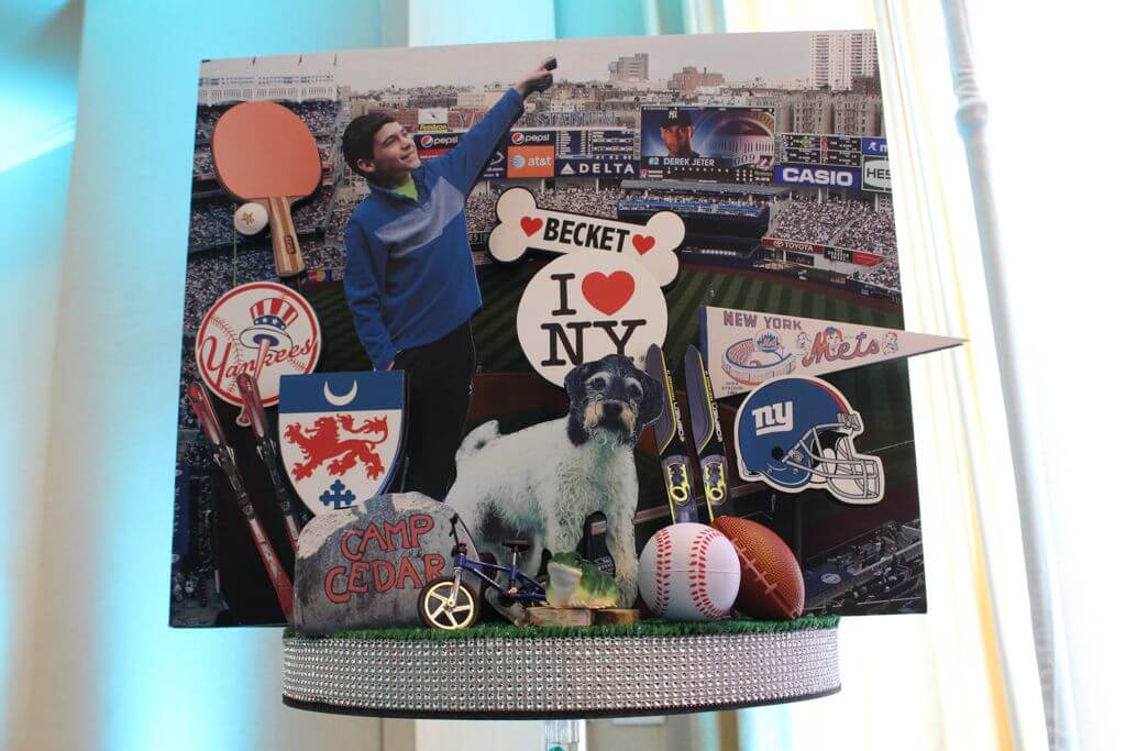 NYC Themed Diorama Centerpiece with Photos and 3D Props