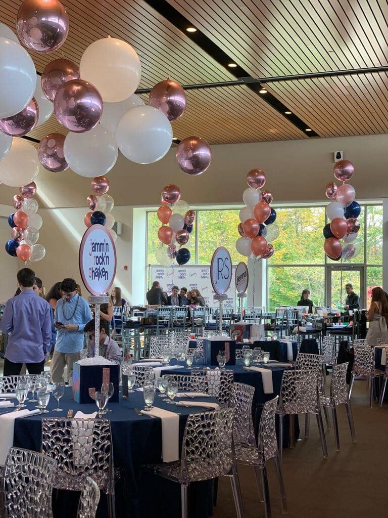 Custom Logo Centerpiece with Cube Base and Photos