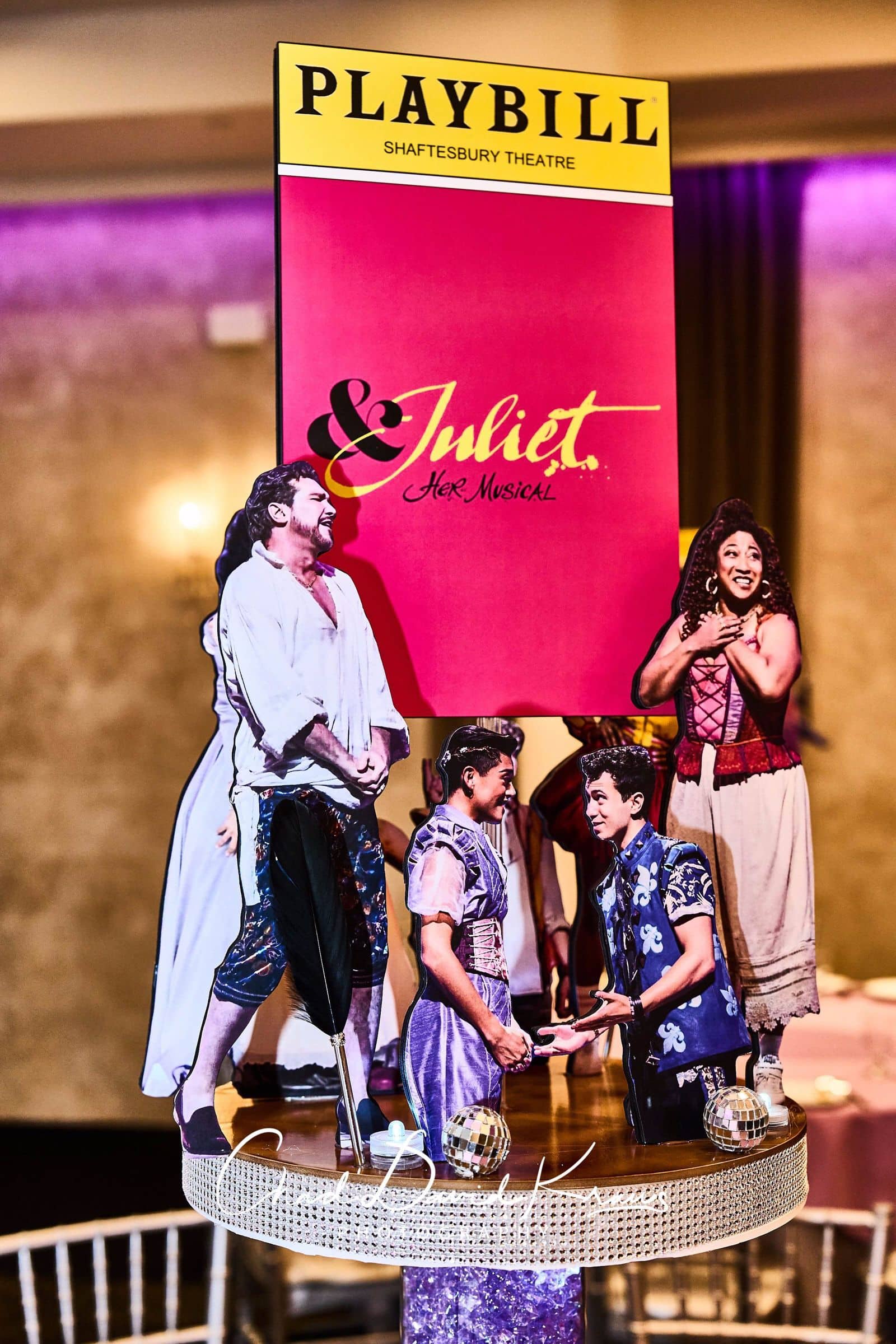 Custom Broadway Diorama for a Bat Mitzvah