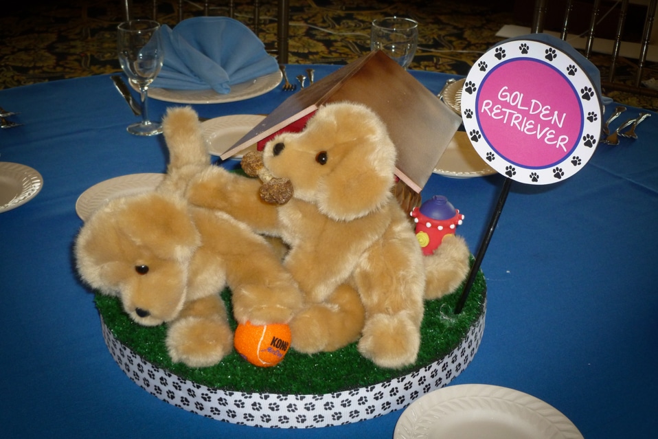 Dog Themed Diorama Centerpeice