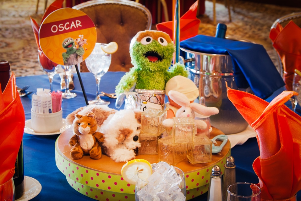 Sesame Street Themed Baby Shower Centerpiece