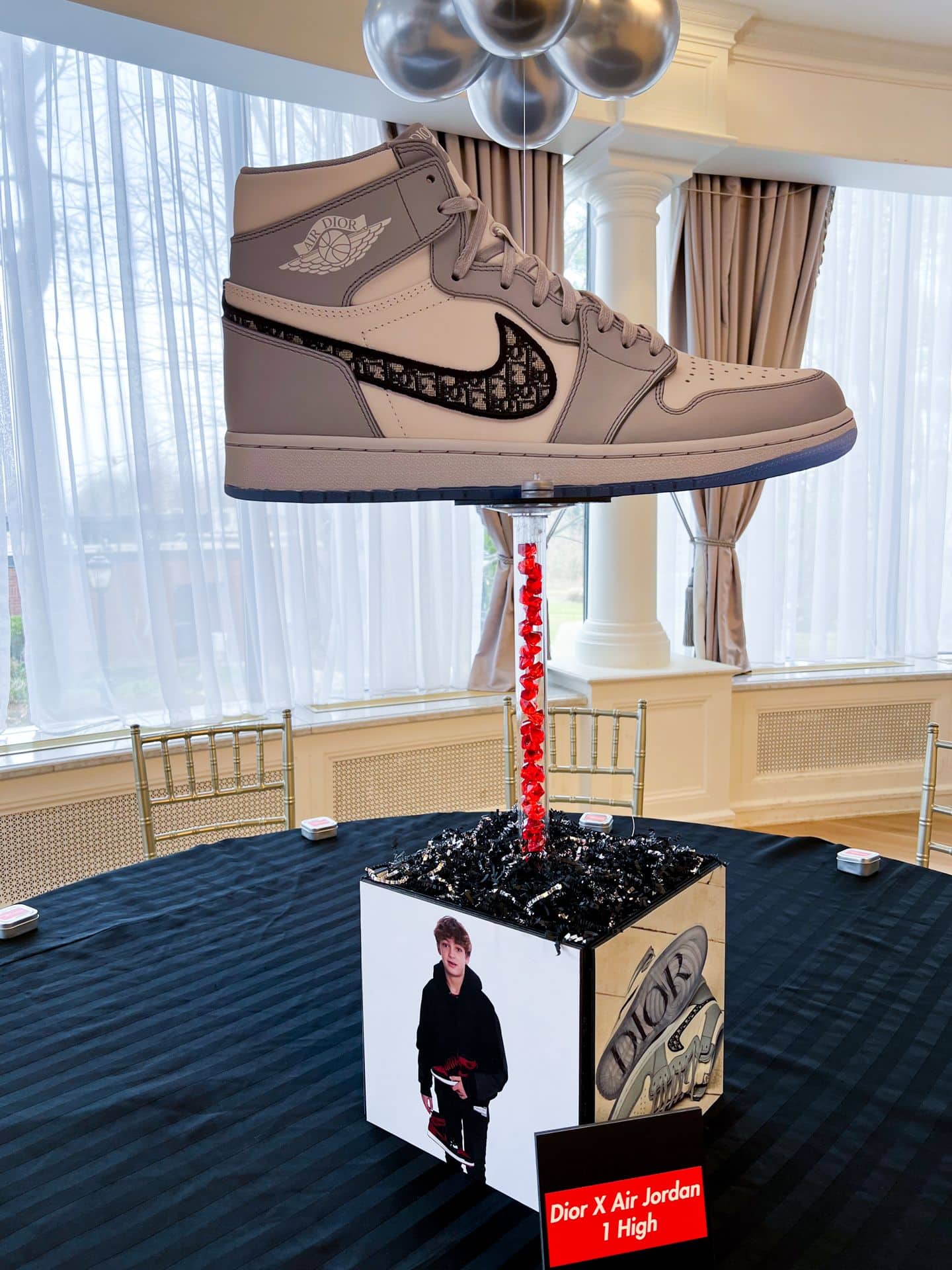 Air Jordan Sneaker Themed Centerpiece